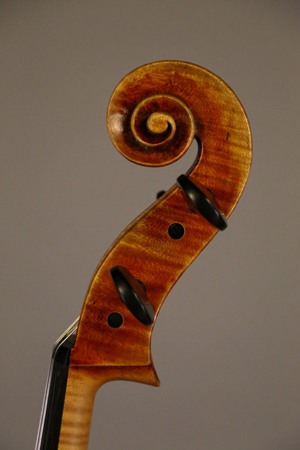 Cello, nach einem Modell von M. Goffriller. Ian McWilliams, 2021. Crawford Instruments