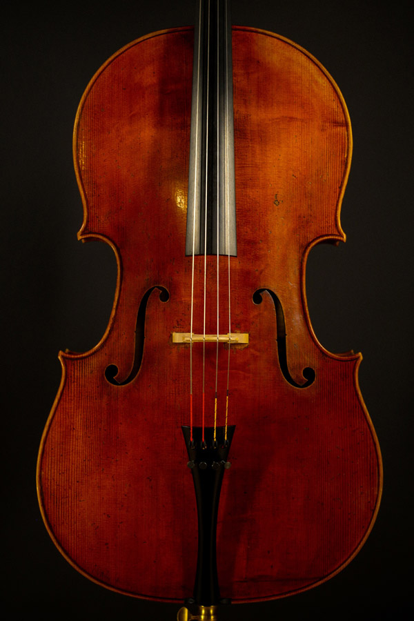 Cello, nach einem Modell von D. Montagnana. Ian McWilliams, 2018. Crawford Instruments