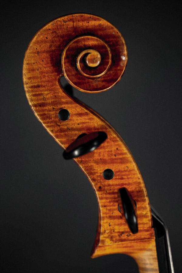 Cello, nach einem Modell von D. Montagnana. Ian McWilliams, 2018. Crawford Instruments
